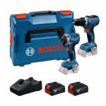 BOSCH GSR 18V-65 + GDR 18V-215 įrankių rinkinys 2x5 Ah