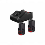 BOSCH GBA 12V 2x2,0 Ah + GAL 12V-40 komplektas