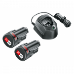 BOSCH PBA 12V + GAL1210 CV rinkinys 2x1.5 Ah