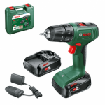 BOSCH EasyDrill 18V-40 gręžtuvas - suktuvas 2x2 Ah