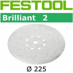 FESTOOL Brilliant2 &scaron;lifavimo popierius dažams P60 225 mm