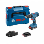 BOSCH GSB 18V-21 smūginis gręžtuvas - suktuvas 2x2 Ah L-Boxx