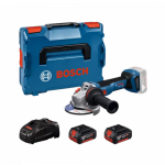 BOSCH GWS 18V-11 kampinis &scaron;ilfuoklis 2x5 Ah L-Boxx