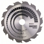 BOSCH ConstructWood pjovimo diskas 210x2,8 mm T14