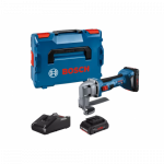 BOSCH GSC 18V-16 E skardos žirklės 2x4 Ah ProCore L-Boxx