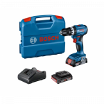 BOSCH GSB 18V-45 smūginis gręžtuvas - suktuvas 2x2 Ah L-Case