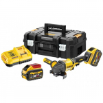 DeWALT DCG418X2 FLEXVOLT kampinis &scaron;lifuoklis 2x9 Ah