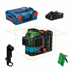 BOSCH EXPERT EXLL18V-120-33CG kryžminių linijų lazeris 1x4 Ah L-Boxx