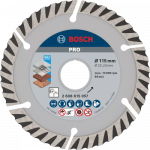 BOSCH PRO Multi Material deimantinis pjovimo diskas 115 mm