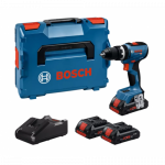 BOSCH GSB 18V-65 smūginis gręžtuvas - suktuvas 2x4 Ah ProCORE L-Boxx