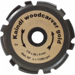 Kaindl Woodcarver Gold diskas medienai 115 mm