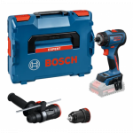 BOSCH EXPERT EXSR18V-90FC gręžtuvas - suktuvas + 2 adapteriai SOLO L-Boxx
