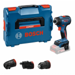 BOSCH EXPERT EXSR18V-90FC gręžtuvas - suktuvas + 3 adapteriai SOLO L-Boxx