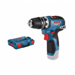 BOSCH GSR 12V-35 FC gręžtuvas - suktuvas + 1 adapteris SOLO L-Boxx