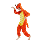Onesie Kigurumi Oranžinis Dinozauras