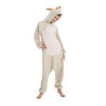Onesie Kigurumi Baltas Elnis