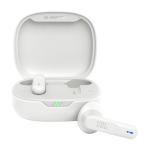 JBL Wave Flex belaidės ausinės, baltos
