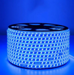 LED juosta 220v melyna spalva 5w ip68