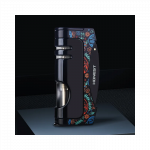 Metalinis, vėjui atsparus butano dujų žiebtuvėlis HONEST - juodas