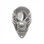Skull metalinė cigarų giljotina - sidabrinis