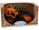 Mochtoys Plastikinis žaidimų traktorius oranžinis