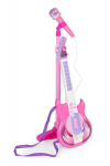 Elektrinė gitara su mikrofonu vaikams mp3 Rožinė