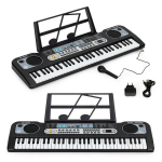 Didelis pianinas su mikrofonu vaikams