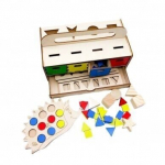 MASTER WOOD MEDINIS ŽAIDIMAS STEBUKLINGA SKRYNELĖ