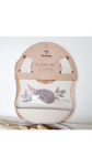 Rammelaartje Silikoninis seilinukas Hedgehog - Beige