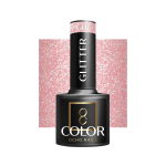 OCHO NAILS Hibridinis nagų lakas GLITTER G07 -5 g