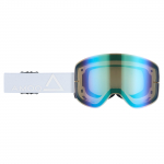 Akiniai AMOQ MX Goggles Vision Magnetic Whiteout - Gold Mirror