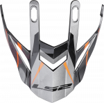 LS2 MX436 EVO SNAPELIS - KNIGHT TITANIUM ORANGE