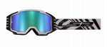 Akiniai LS2 CHARGER PRO GOGGLE WHITE WITH IRIDIUM VISOR