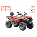 Keturratis motociklas Loncin XWOLF 550L red