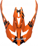LS2 PEAK MX470 EMPEROR BLACK ORANGE