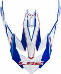 LS2 PEAK MX470 POWER CHROME BLUE