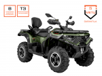 Keturratis motociklas Loncin XWOLF 700L green