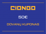Dovanų kuponas 50 Eur