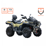 Keturratis motociklas Loncin XWOLF 700L MUD desert yellow