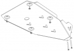 XRW SKID PLATE - 4mm - KAWASAKI KFX 700