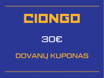 Dovanų kuponas 30 Eur