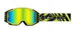 Akiniai LS2 CHARGER PRO GOGGLE H-V YELLOW WITH IRIDIUM VISOR