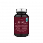 NORDBO Omega-3 su Astaksantinu maisto papildas 90kaps