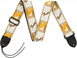 Diržas gitarai Fender WHITE/BROWN/YELLOW MONO STRAP