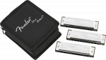 Armonikėlių komplektas Fender BLUES DELUXE 3 su dėklu