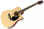 Elektro-akustinė gitara Stagg SA20DCE NAT