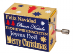 Muzikinė dėžutė Fridolin Wish you a merry Christmas, Gold imprint