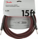 Instrumentinis kabelis Fender Professional 4,5M RD T