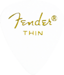 Mediatorius Fender White 351 Thin 0.46mm
