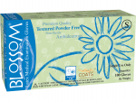 BLOSSOM Lateksinės pir&scaron;tinės S dydis 100 vnt su odos apsaugos dengimo technologija COATS - koloidine avižų sistema. &Scaron;viesiai žalsva spalva, be pudros, vienkartinės. PREMIUM QUALITY - AUK&Scaron;ČIAUSIA KOKYBĖ
